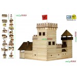 Castel Walachia - set constructie din lemn 